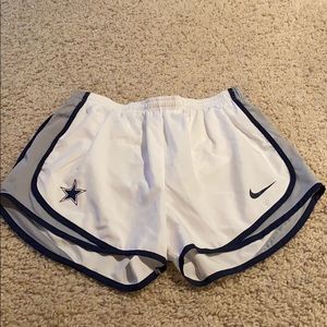 Women’s Nike running shorts - Dallas Cowboys